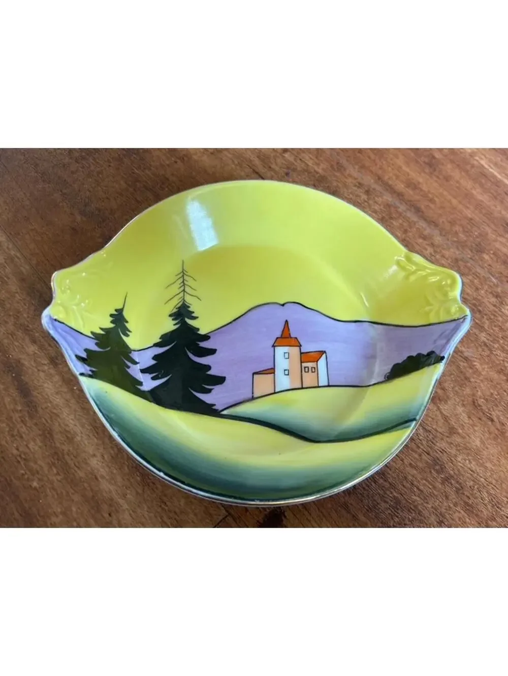 Hand Painted Meito China Decorative Dish Made in Japan